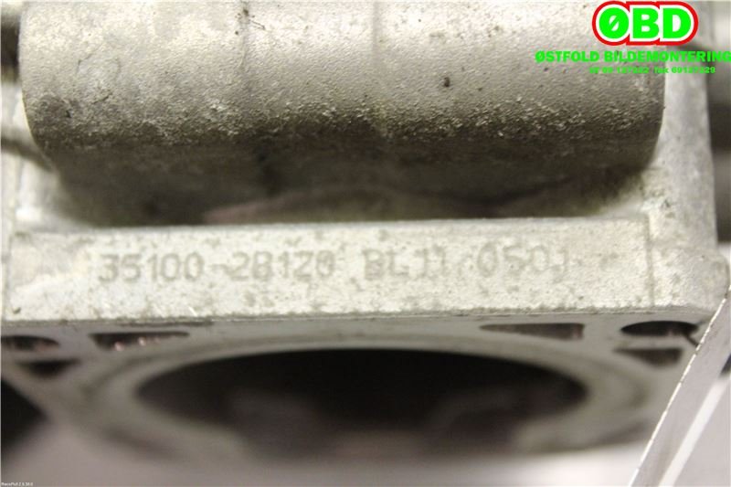 Spjeldhus til Hyundai i20 2009-2014 (Type I)  (HYUNDAI|351002B120|)