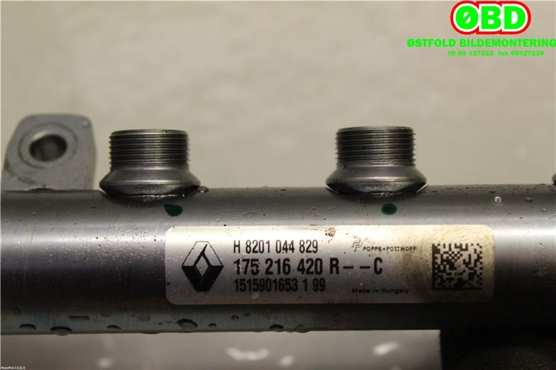 Dyseskinne (fuelrail) til Mercedes Vito 2014-->> (W447) (W447) (MERCEDES|A 626 070 00 95|8201044829|175216420R)