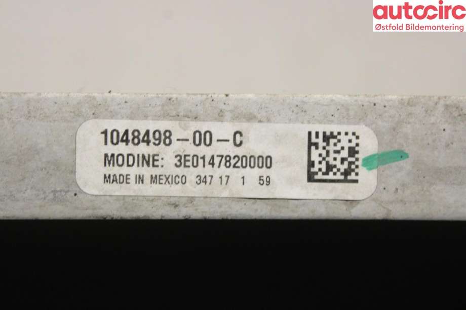 Radiator (automat gir) til Tesla Model X 2016-->> (TESLA|1048498-00-C|)