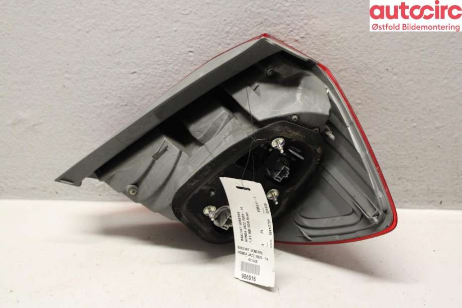 Baklykt venstre til Honda Jazz 2009-2015 (Type II) (HONDA|)