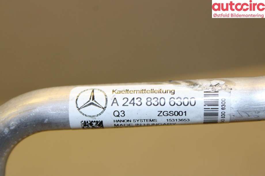 Aircondition rør til Mercedes EQB 2022-->> (MERCEDES|A 243 830 63 00|)