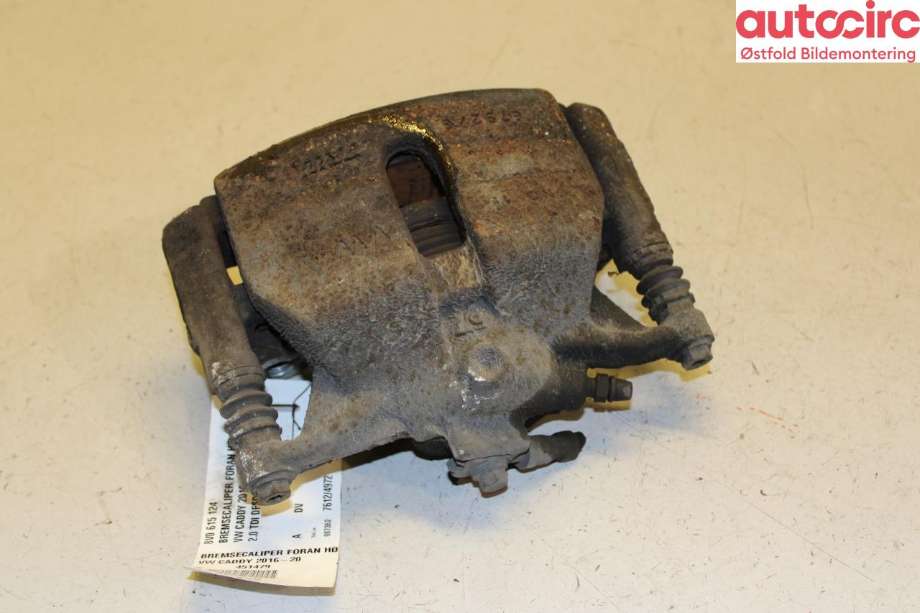 Bremsecaliper høyre foran til VW Caddy 2015-2020 (Type III, Fase 3)  (VOLKSWAGEN|8V0 615 124|)