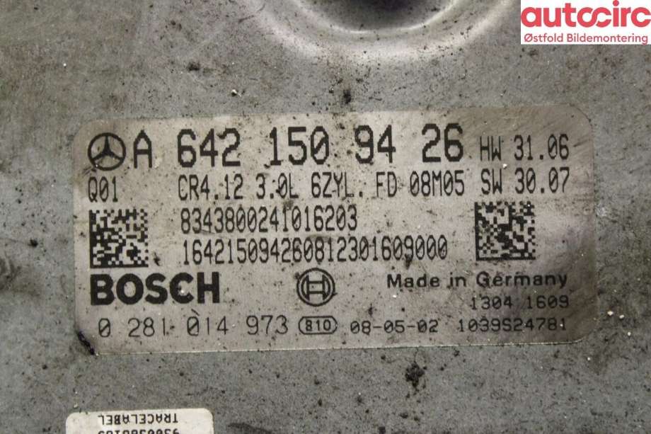 Styreenhet motor til Mercedes R-Klasse 2006-2013 (W251) (W251) (MERCEDES|A 642 150 04 77|)
