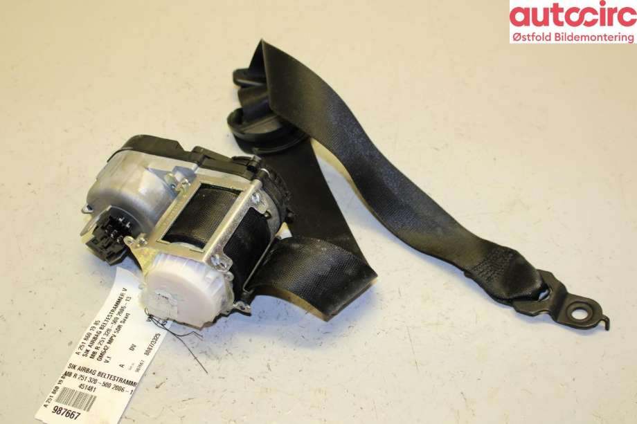 Airbag beltestrammer til Mercedes R-Klasse, 2006-2013 (W251) (W251) (MERCEDES|A 251 860 19 85)