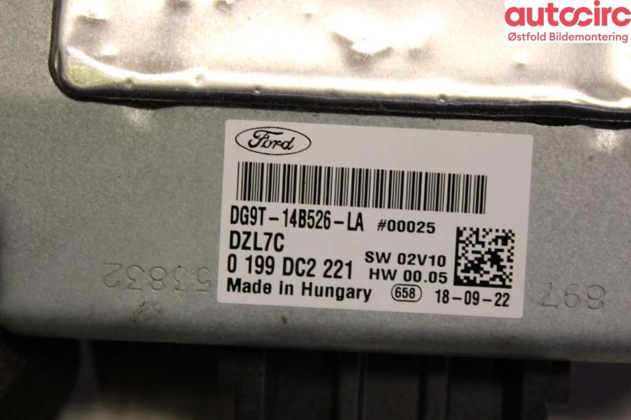 Styreenhet diverse til Ford S-Max 2015-->> (Type II) (FORD|2431769||DG9T14B526LA)