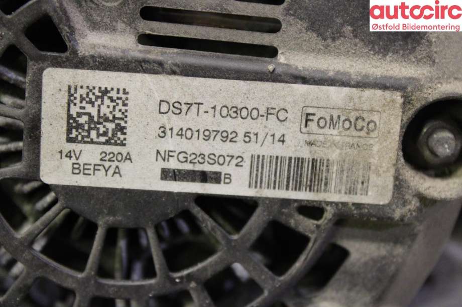 Dynamo til Ford Mondeo 2014-2019 (Type V, Fase 1)  (FORD|2438697|)