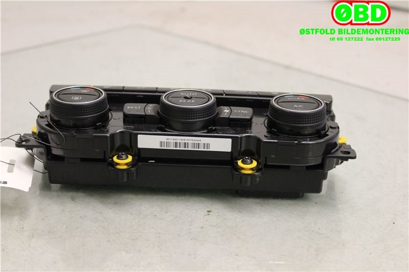 Varmeapparat betjening til VW Transporter / Caravelle 2015-2019 (T6) (T6) (VOLKSWAGEN|7E0 907 040 R|)