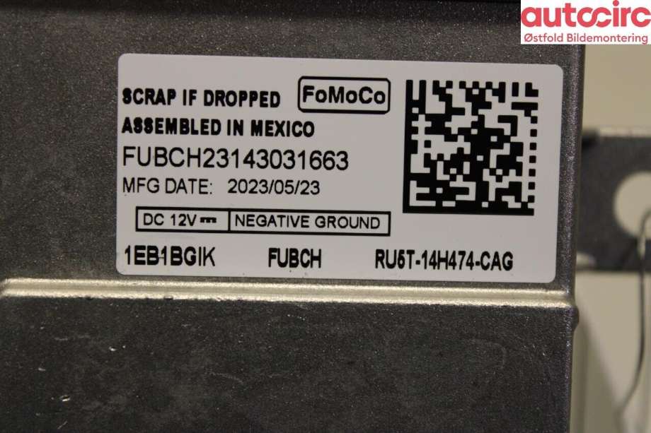 Styreenhet diverse til Ford Mustang Mach-e 2020-->>  (FORD (US)||RU5T-14H474-CAG)