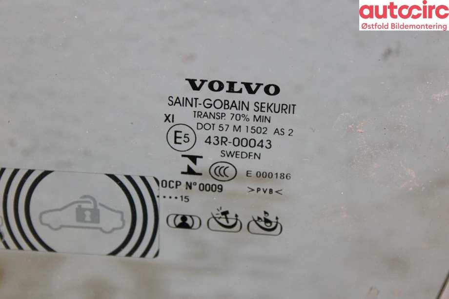 Siderute venstre foran til Volvo V70 2014-2016 (Type III, Fase 2) (VOLVO|)