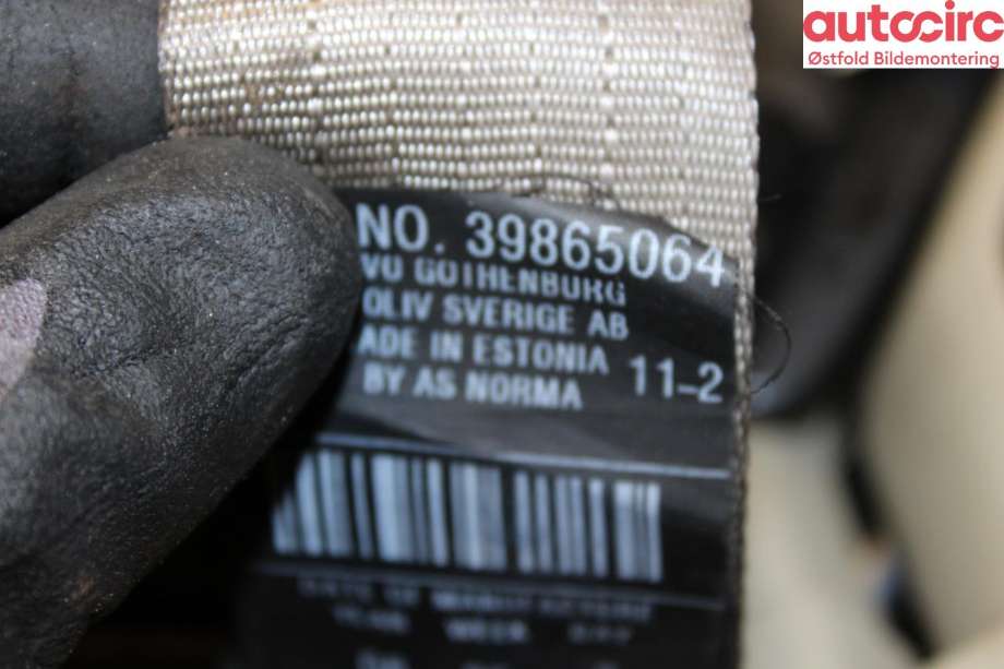Airbag beltestrammer til Volvo V70 2007-2013 (Type III, Fase 1) (VOLVO|39811483|)