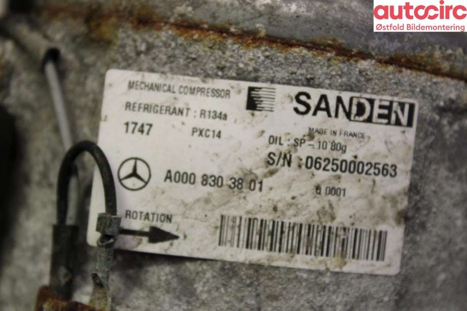 Aircondition kompressor til Mercedes C-Klasse 2014-2018 (Fase 1) (W205) (W205) (MERCEDES|A 003 230 69 11|)