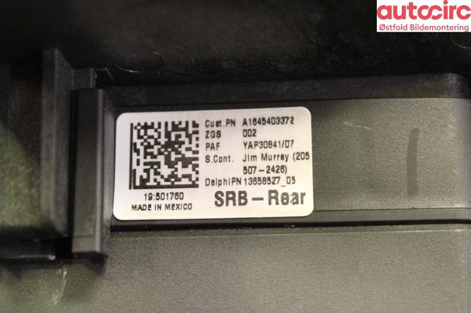 Sikringsboks til Mercedes GL 2006-2012 (X164) (X164) (MERCEDES|A 164 540 33 72|)