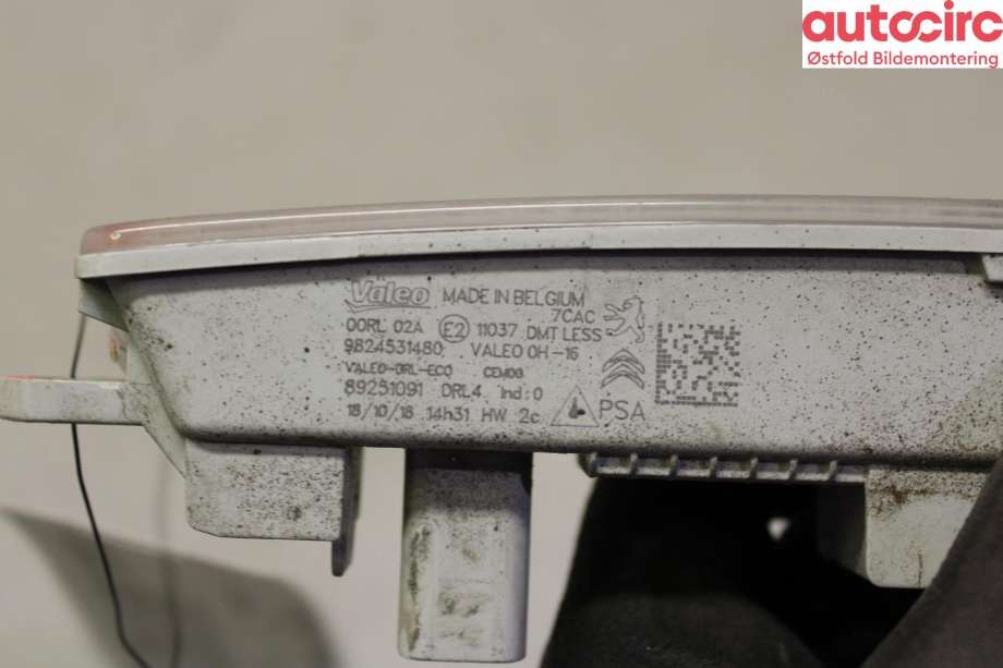 Tåkelykt venstre foran til Peugeot Expert 2016-->> (Type III)  (PEUGEOT|98 245 314 80|)