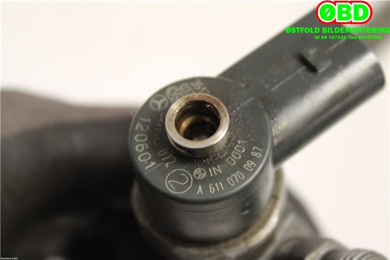 Dyse innsprøyting diesel til Mercedes C-Klasse 2000-2004 (Fase 1) (W203) (W203) (MERCEDES|A 611 070 09 87|A 611 070 17 87|6110700987)