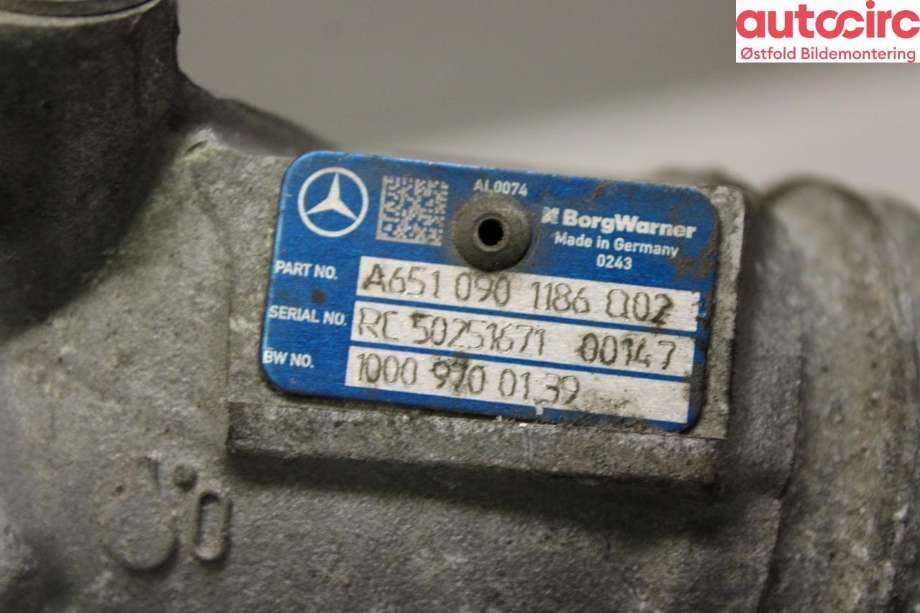 Turbo til Mercedes C-Klasse 2014-2018 (Fase 1) (W205) (W205) (MERCEDES|A 651 090 15 86|)