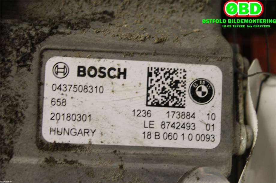 Inverter elbil til BMW 3-Serie 2012-2018 (F30/F31/F34) (F30/F31/F34) (BMW|12 36 8 742 493||1236173884)