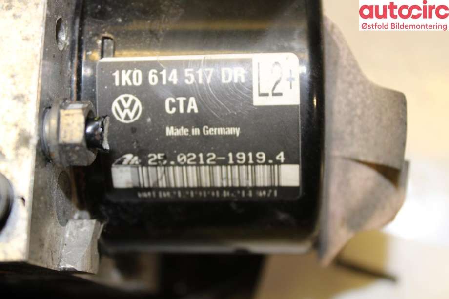 ABS sentral til VW Golf VI 2008-2012  (VOLKSWAGEN|1K0 614 517 DP|)