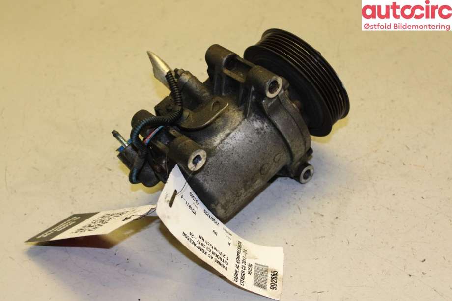 Aircondition kompressor til Citroën C3 2016-->> (Type III)  (CITROEN|98 103 499 80|)