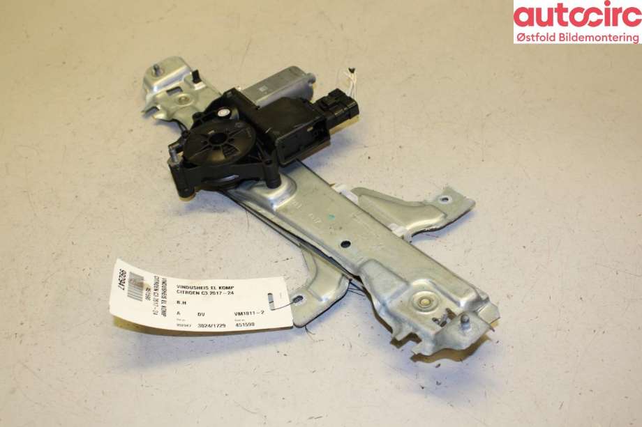 Ruteheis høyre til Citroën C3, 2016-->> (Type III) (CITROEN|98 130 929 80)