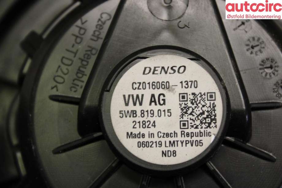 Varmeapparat motor til Škoda Octavia 2017-2020 (Type III, Fase 2)  (SKODA|5Q1 819 021 E|)