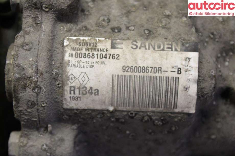 Aircondition kompressor til Mercedes Citan 2012-2021 (W415) (W415) (MERCEDES|A 415 830 77 00|)