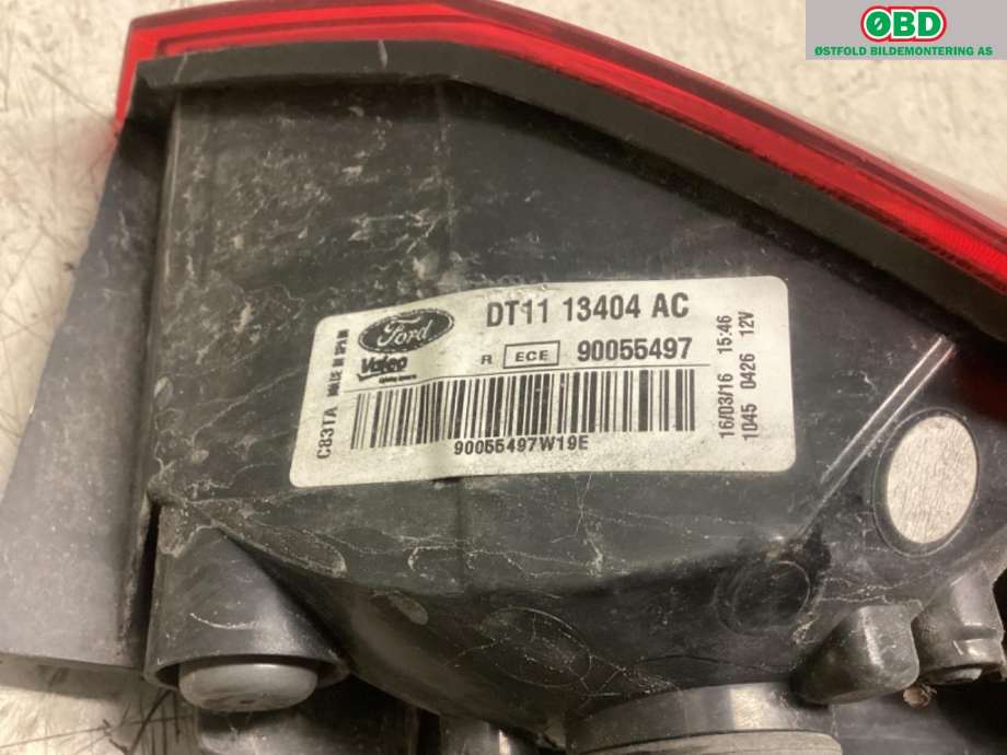 Baklykt høyre til Ford Transit Connect 2013-2018 Type II, Fase 1  (FORD|2390058|)