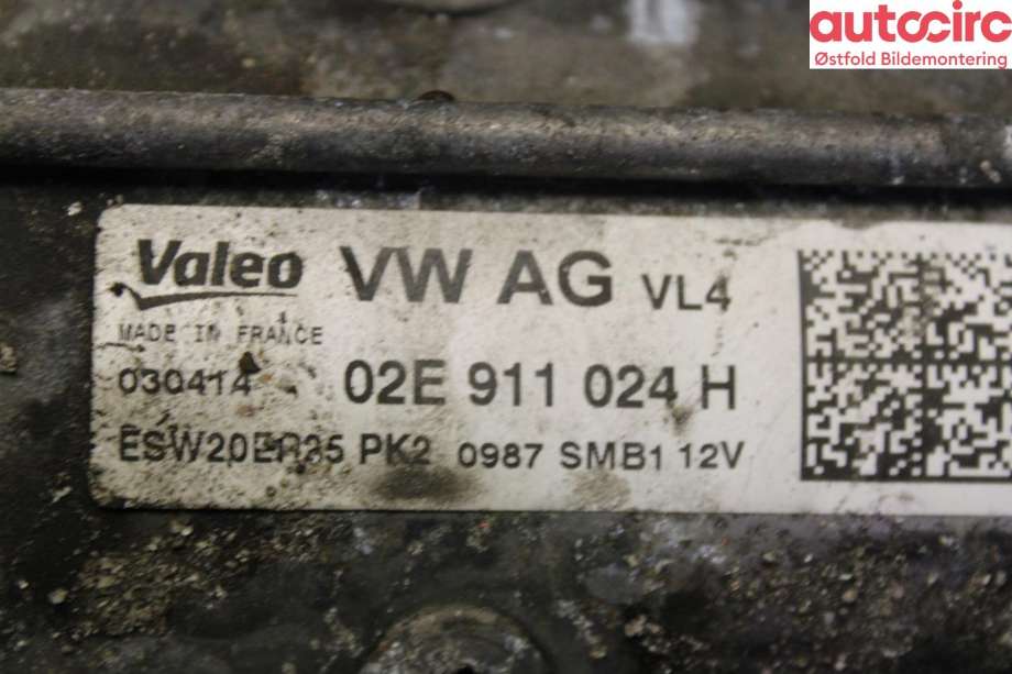 Starter diesel til Škoda Superb 2008-2015 (Type II)  (SKODA|02E 911 024 H|)