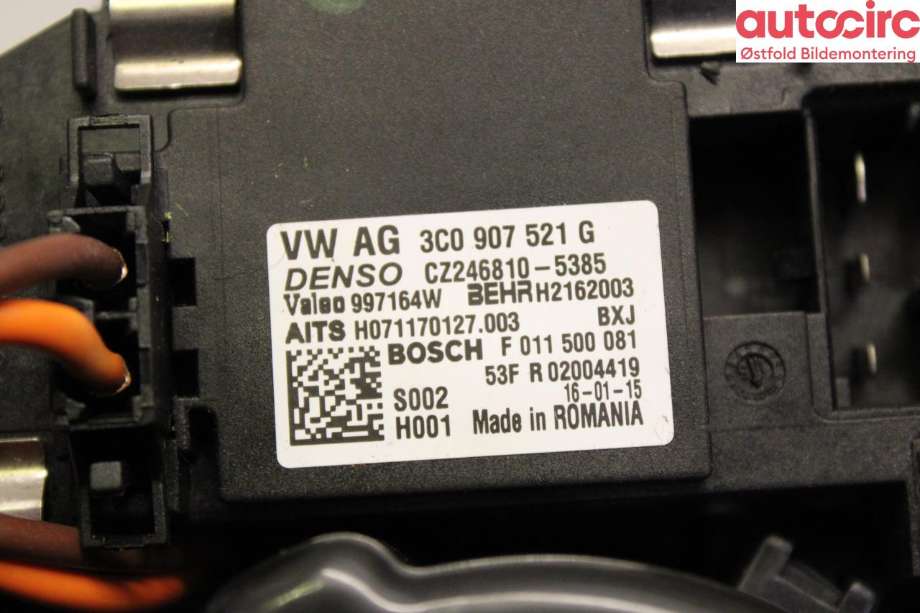 Varmeapparat motor til Škoda Superb 2008-2015 (Type II)  (SKODA|3C1 820 015 AA|)