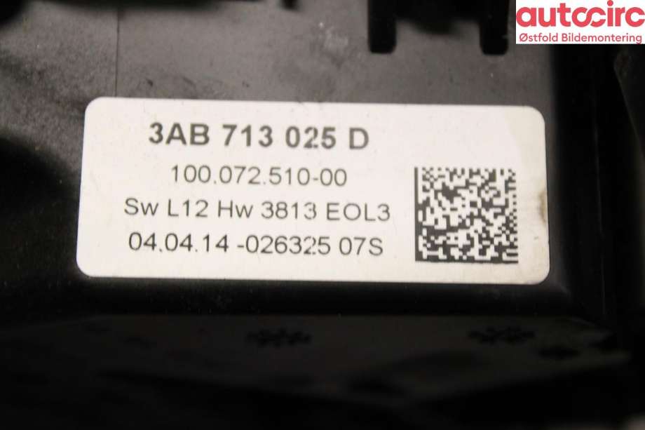 Girstang/girvelger automat til Škoda Superb 2008-2015 (Type II)  (SKODA|3AB 713 025 D|)
