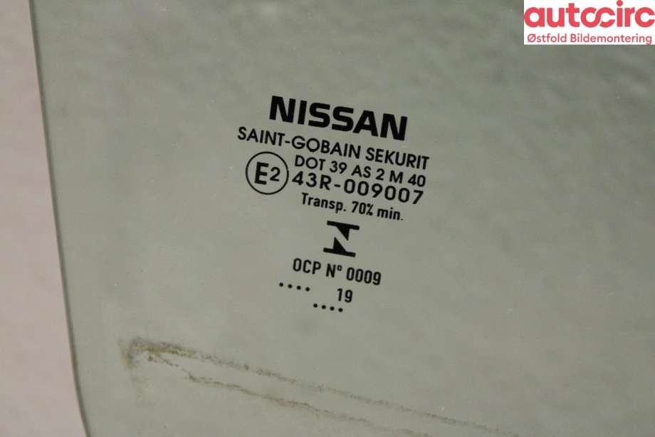 Siderute høyre foran til Nissan Leaf 2018-->> (Type II) (NISSAN|803003NL1A|)