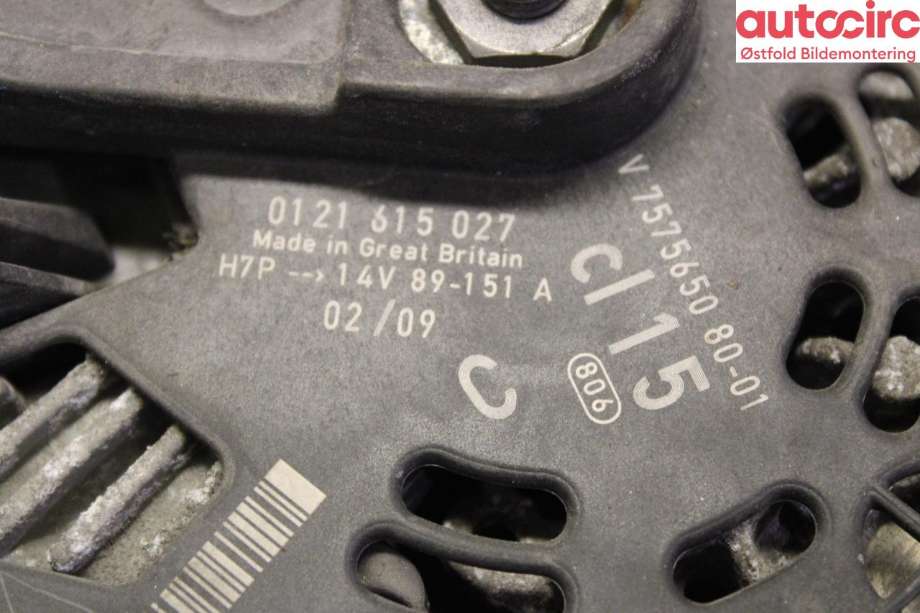 Dynamo til Peugeot 308 2007-2011 (Type I, Fase 1) (PEUGEOT|5705 JG|)