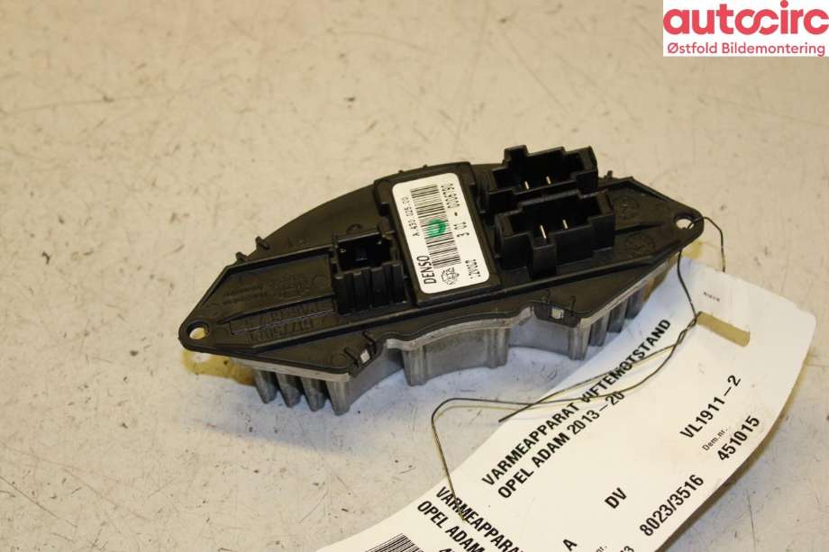 Varmeapparat motstand til Opel Adam 2013-2016 (OPEL|13378665|)
