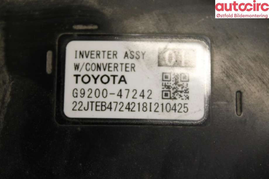 DCDC converter hybrid til Toyota C-HR 2016-->>  (TOYOTA|G920049116|)