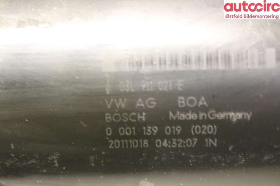 Starter diesel til Audi A6 2011-2014 (Type IV, Fase 1) (C7) (C7) (AUDI|03L 911 021 E|)