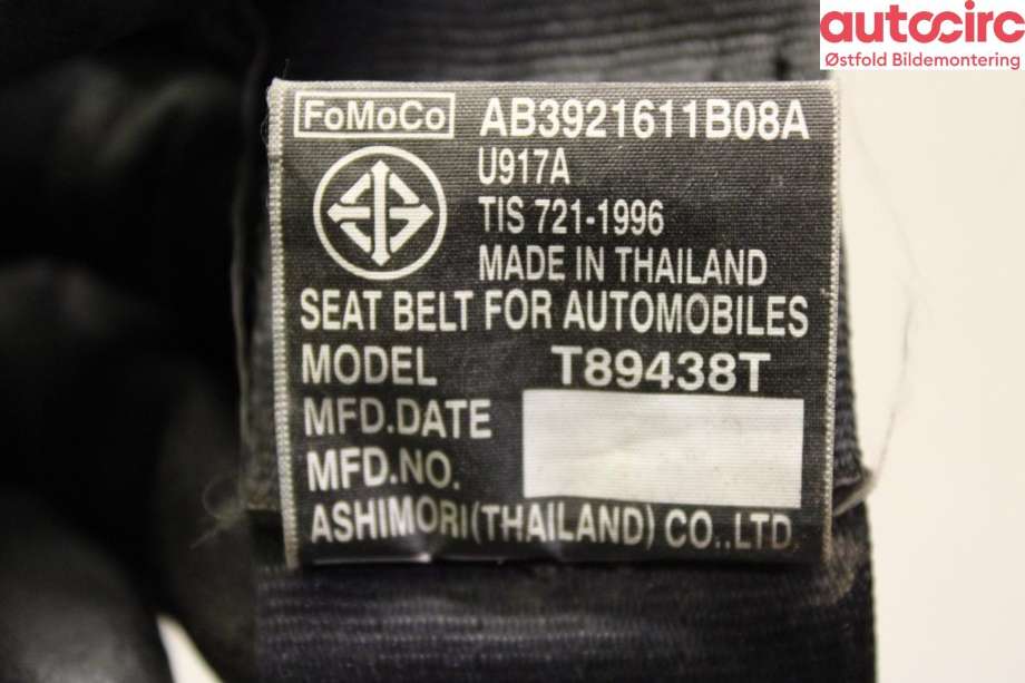 Airbag beltestrammer til Ford Ranger 2012-2015  (FORD|1899417|)