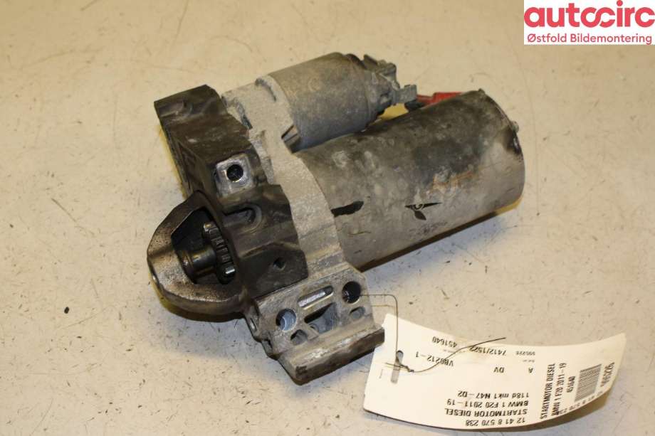 Starter diesel til BMW 1-Serie 2011-2015 (Fase 1) (F20/F21) (F20/F21) (BMW|12 41 8 570 238|)