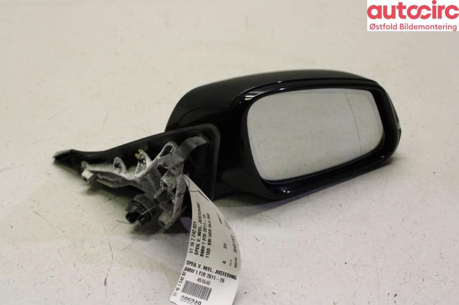 Speil høyre til BMW 1-Serie 2011-2015 (Fase 1) (F20/F21) (F20/F21) (BMW|51 16 7 242 822|)
