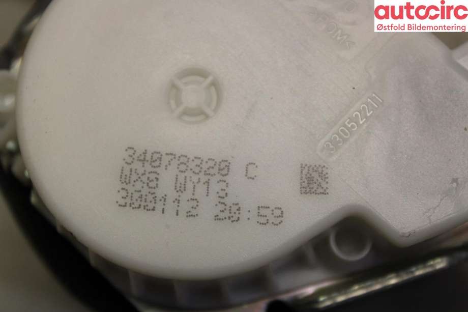 Airbag beltestrammer til BMW 1-Serie 2011-2015 (Fase 1) (F20/F21) (F20/F21) (BMW|72 11 7 243 307|)