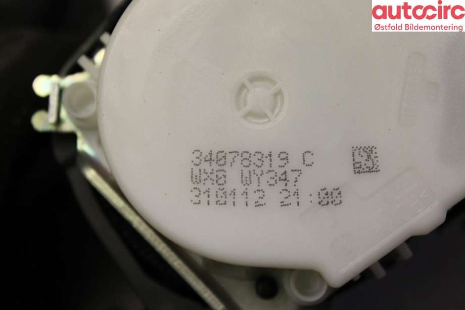 Airbag beltestrammer til BMW 1-Serie 2011-2015 (Fase 1) (F20/F21) (F20/F21) (BMW|72 11 7 243 308|)