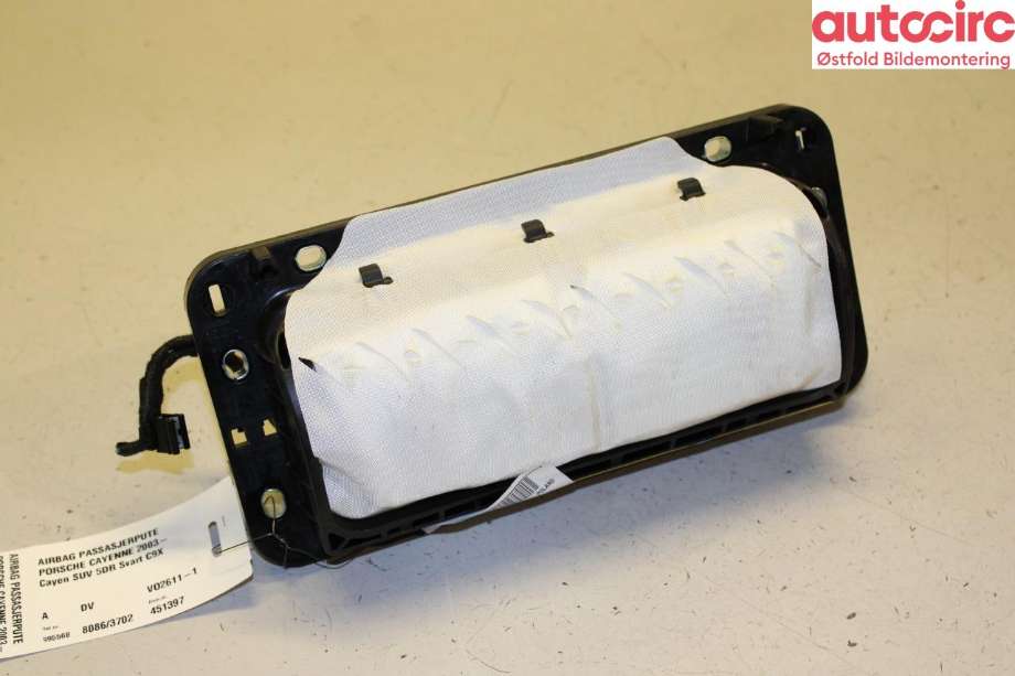 Airbag passasjer til Porsche Cayenne, 2010-2017 (92A) (92A) (PORSCHE|958 803 071 00)