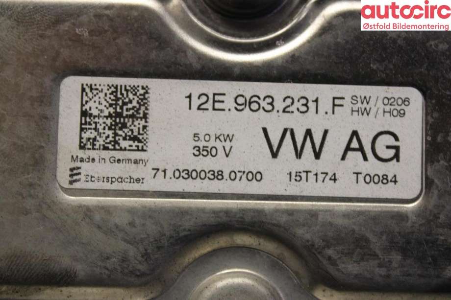 Varmeapparat register til Porsche Cayenne 2010-2017 (92A) (92A) (PORSCHE|12E 963 231 E|)