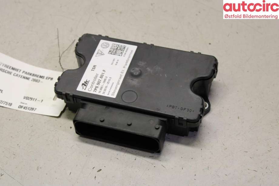 Styreenhet elektrisk parkbrems (EPB - Electric Parking Brake) til Porsche Cayenne, 2010-2017 (92A) (92A) (PORSCHE|958 618 109 01)