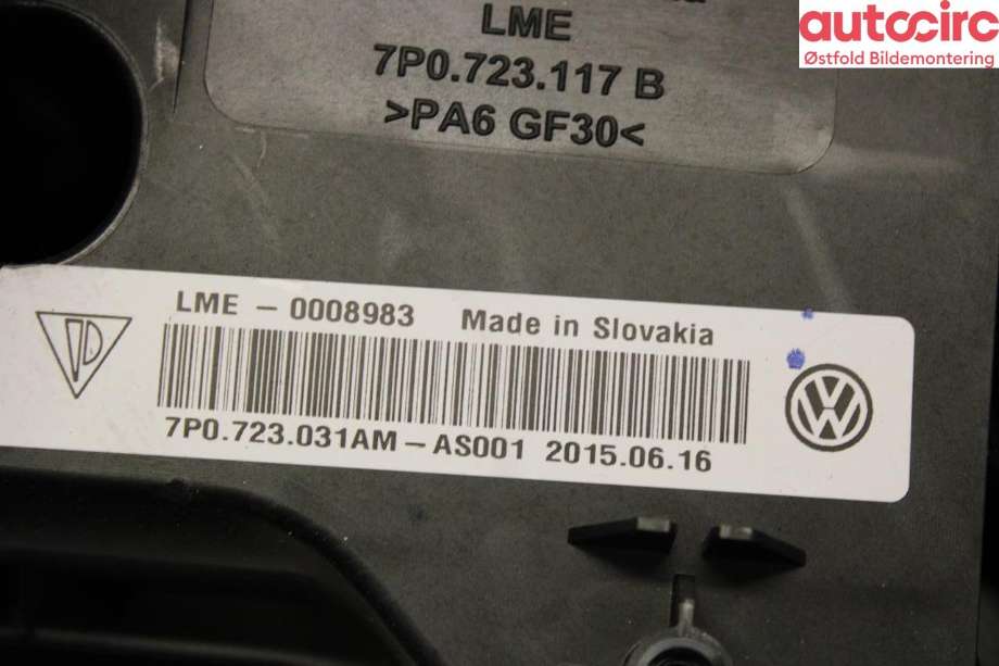 Pedal gass/brems/clutch til Porsche Cayenne 2010-2017 (92A) (92A) (PORSCHE|7P0723031|958 423 093 10|)