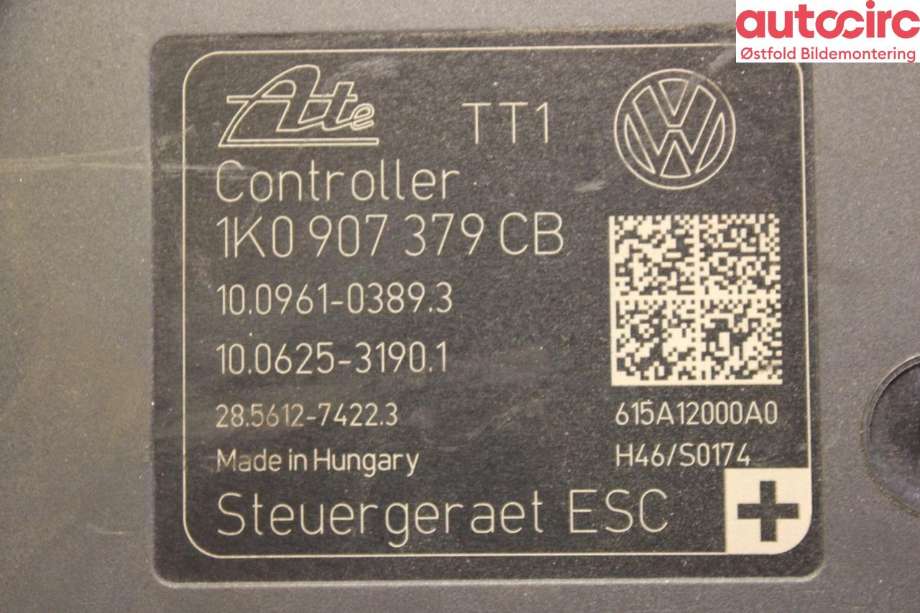 ABS sentral til Škoda Yeti 2014-2017 (Fase 2)  (SKODA|1K0 614 517 EJ|)