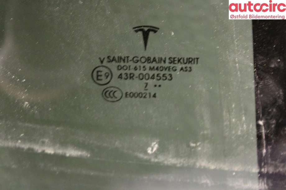 Siderute høyre bak til Tesla Model X 2016-->> (TESLA|1052716-00-E|)