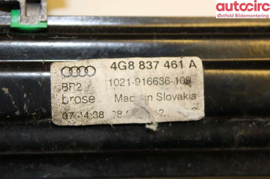 Ruteheis venstre foran til Audi A7 2010-2014 (Type I, Fase 1)  (AUDI|4G8 837 461 A|)