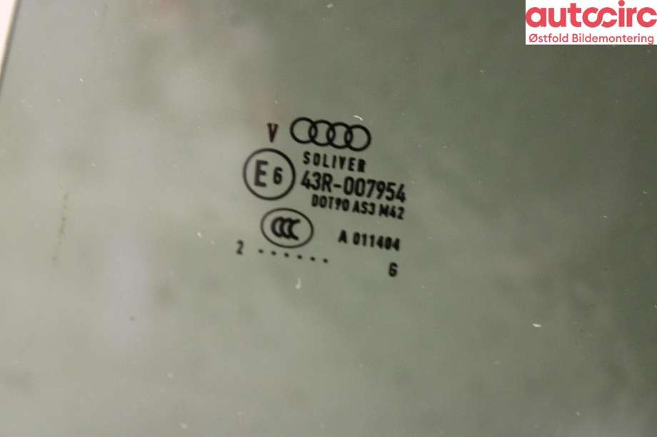 Siderute venstre bak til Audi A7 2010-2014 (Type I, Fase 1)  (AUDI|4G8 845 205 B|)