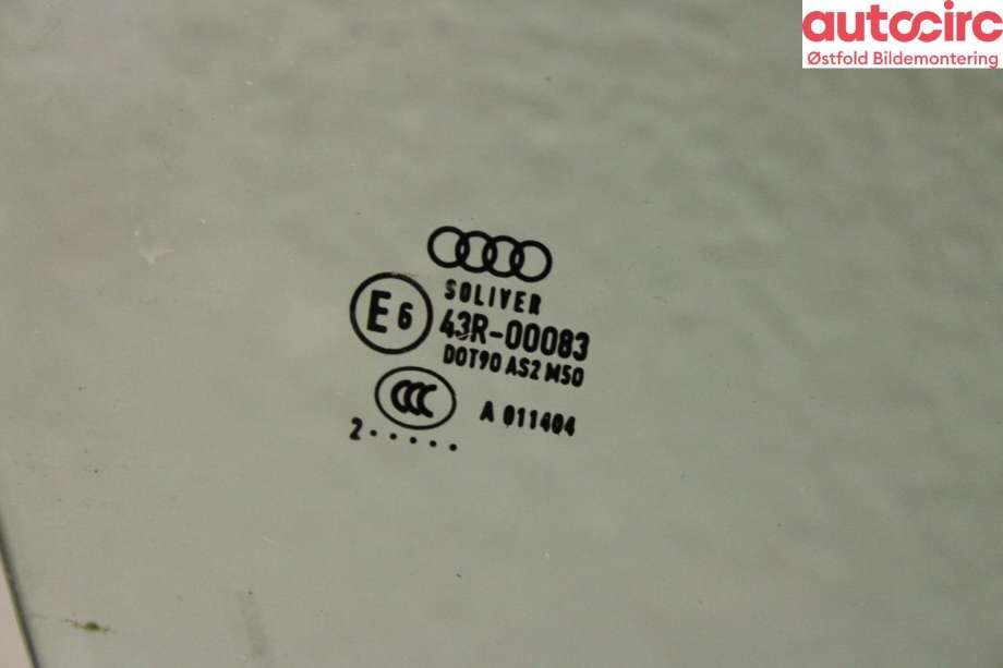 Siderute høyre foran til Audi A7 2010-2014 (Type I, Fase 1)  (AUDI|4G8 845 202 B|)