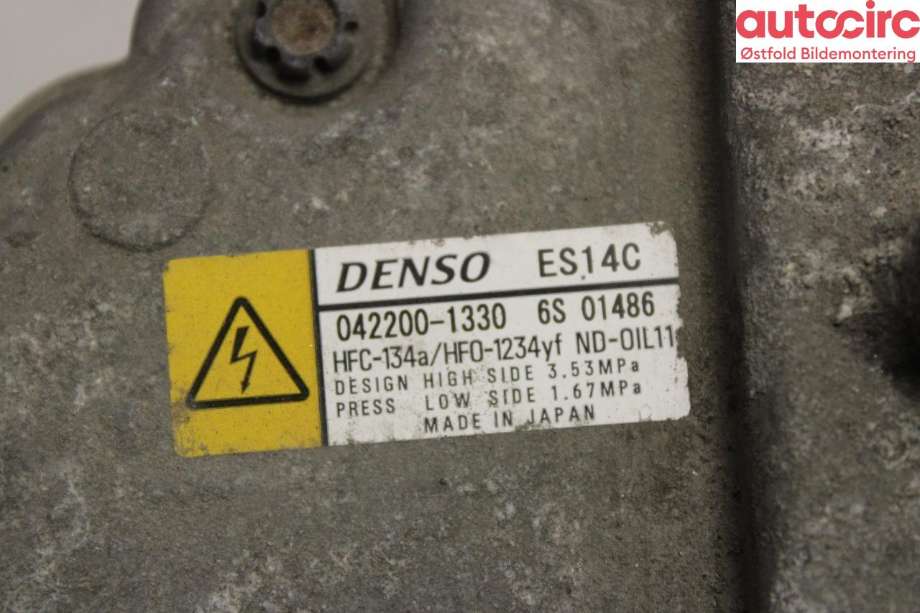 Aircondition kompressor til Toyota Auris 2015-2019 (Type II, Fase 2)  (TOYOTA|)