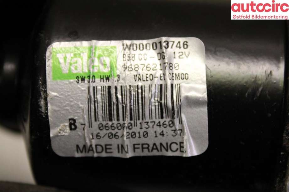 Viskermotor frontrute til Citroën C4, Picasso 2006-2013 (Type I)  (CITROEN|6405 NG|)